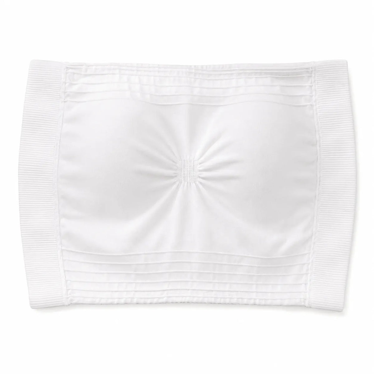 Women's Seamless Strapless Bandeau Tube Bra - White