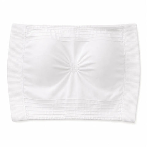 Women's Seamless Strapless Bandeau Tube Bra - White